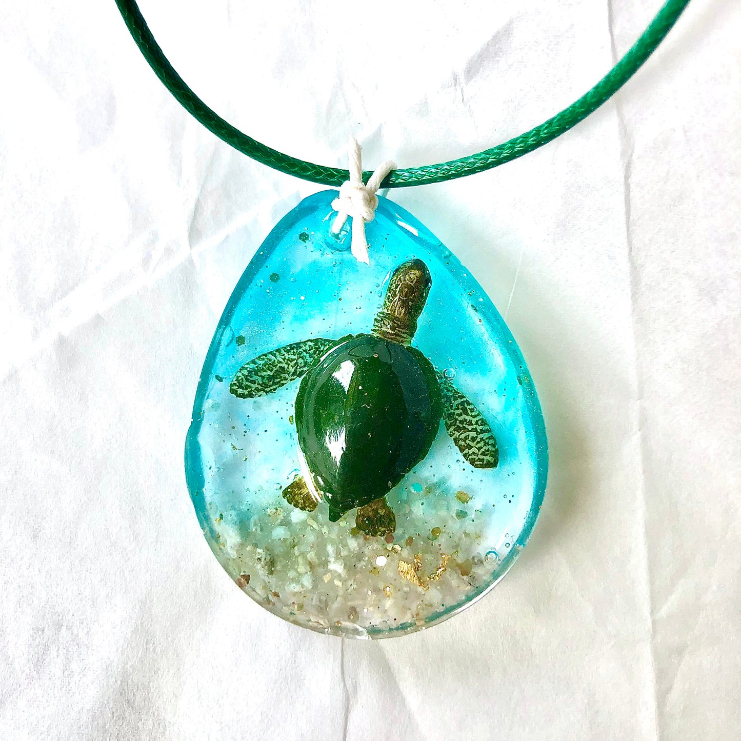 Sea turtle necklace